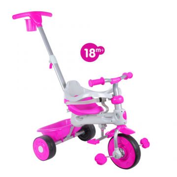 Tricicleta Baby Trike 4 in 1 Deluxe Pink