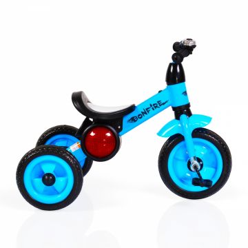 Tricicleta cu roti din cauciuc Byox Bonfire Blue