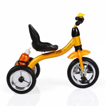 Tricicleta cu roti din cauciuc Byox Cavalier Gold