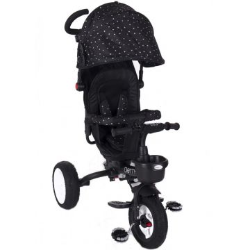 Tricicleta cu sezut reversibil Dotty Black Tricicleta cu sezut reversibil Dotty Black