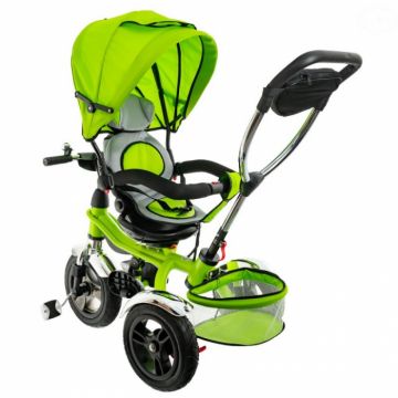 Tricicleta cu sezut reversibil Eurobaby T307 Verde