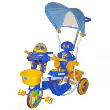 Tricicleta EuroBaby 2890AC - Albastru