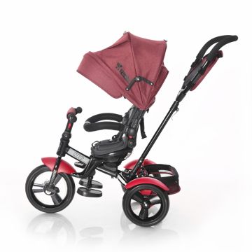 Tricicleta multifunctionala 4 in 1 Neo Red Black Luxe