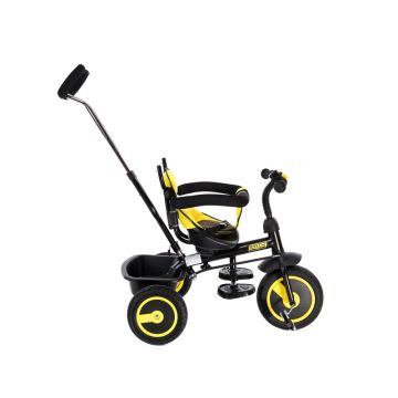 Tricicleta pentru copii 3 in 1 Arrow Yellow