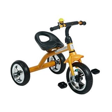 Tricicleta pentru copii, A28, roti mari, Golden Black