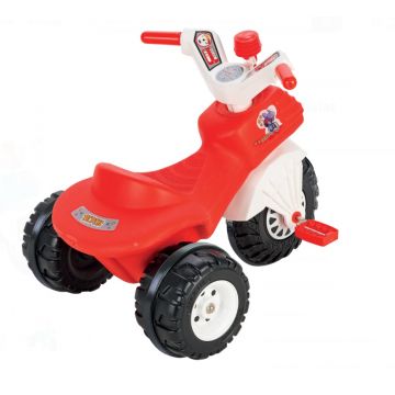 Tricicleta pentru copii Mobidic Red cu claxon si cosulet greutate maxima suportata 35 kg Tricicleta pentru copii Mobidic Red cu claxon si cosulet greutate maxima suportata 35 kg