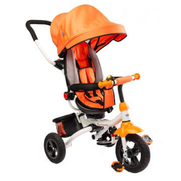 Tricicleta pliabila cu scaun reversibil Toyz by Caretero Wroom Orange