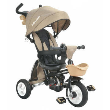 Tricicleta pliabila cu sezut reversibil Bebe Royal Milano Crem