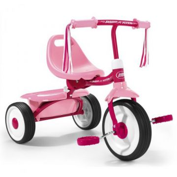 Tricicleta Pliabila Radio Flyer Fold 2 Go Pink