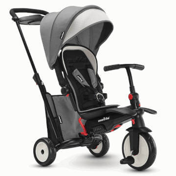 Tricicleta pliabila Smart Trike 7 in 1 STR5 Gri dotata cu frana si scaun rabatabil