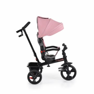 Tricicleta Byox cu roti EVA si sezut reversibil Quick Roz Tricicleta Byox cu roti EVA si sezut reversibil Quick Roz