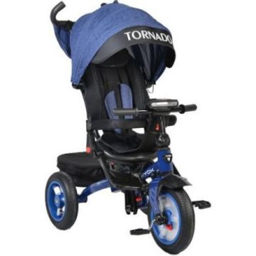 Tricicleta Byox Tornado cu Sezut Reversibil Dark Blue