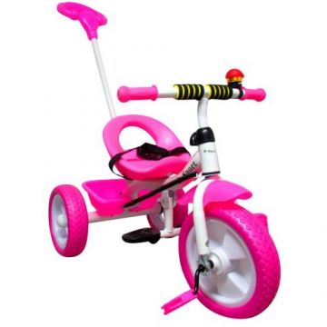 Tricicleta cu pedale R-Sport T5 roz