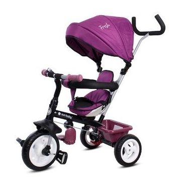 Tricicleta cu sezut reversibil sun baby 017 fresh 360 - burgundy Tricicleta cu sezut reversibil sun baby 017 fresh 360 - burgundy