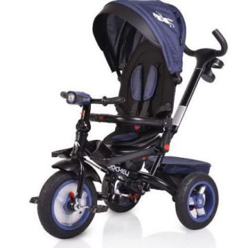 Tricicleta cu Sezut Rotativ Jockey Albastru Tricicleta cu Sezut Rotativ Jockey Albastru