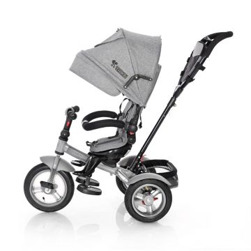 Tricicleta multifunctionala 4 in 1 Neo Air roti mari cu camera Grey Luxe Tricicleta multifunctionala 4 in 1 Neo Air roti mari cu camera Grey Luxe