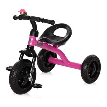 Tricicleta pentru copii A28 roti mari Pink Black