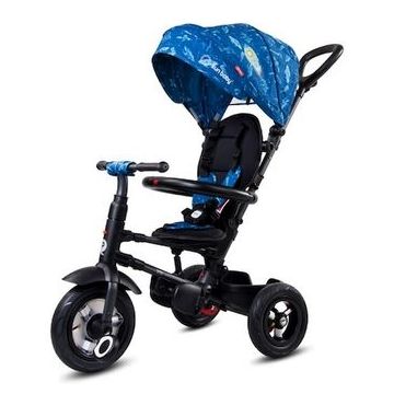 Tricicleta pliabila cu roti gonflabile sun baby 014 qplay rito - blue ufo