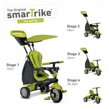 Tricicleta Smart Trike Glow 4 in 1 Green