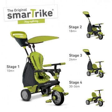Tricicleta Smart Trike Glow 4 in 1 Green Tricicleta Smart Trike Glow 4 in 1 Green