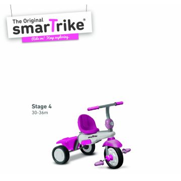 Tricicleta Smart Trike Joy Pink