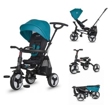 Tricicleta ultrapliabila, DHS Baby Coccolle, Spectra Plus Air, Turquoise Tide Tricicleta ultrapliabila, DHS Baby Coccolle, Spectra Plus Air, Turquoise Tide