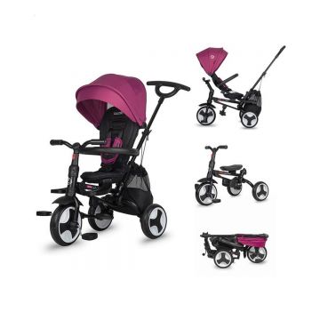 Tricicleta ultrapliabila, DHS Baby, Coccolle, Spectra Plus, Magenta