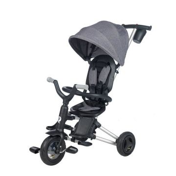 Tricicleta ultrapliabila Qplay Nova Rubber gri Tricicleta ultrapliabila Qplay Nova Rubber gri