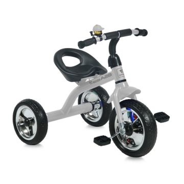 Bertoni - Tricicleta pentru copii A28 roti mari Grey
