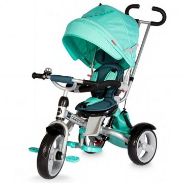 Coccolle - Tricicleta Giro Mecanism de pedalare libera, Verde Coccolle - Tricicleta Giro Mecanism de pedalare libera, Verde