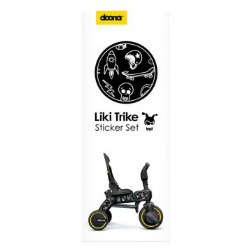 Tricicleta copii, Doona, Accesoriu Set Stickere Liki Trike B&W Cool Sketch