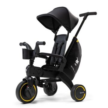 Doona - Tricicleta Liki Trike Midnight Control al directiei, Spatar reglabil, Pliabila, Editie Limitata