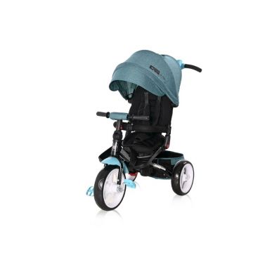Tricicleta copii, Lorelli, Jaguar Eva Wheels Suport picioare, Control al directiei, Rotire 360 grade, Scaun reglabil Luxe, Verde Tricicleta copii, Lorelli, Jaguar Eva Wheels Suport picioare, Control al directiei, Rotire 360 grade, Scaun reglabil Luxe, Verde