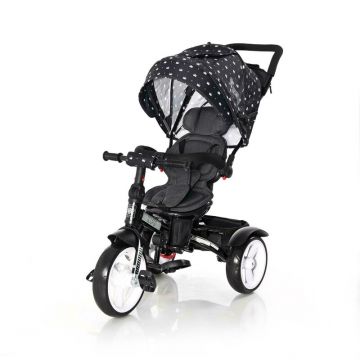 Lorelli - Tricicleta Neo Air Wheels , Suport picioare, Control al directiei, Rotire 360 grade, Scaun reglabil, Verde