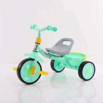 Tricicleta China roti plastic verde