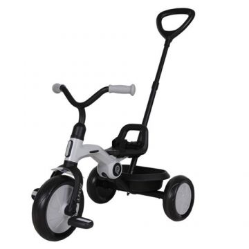 Tricicleta cu Ghidaj Extensibil QPlay Ant Plus Gri