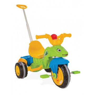 Tricicleta cu maner parental Pilsan CATERPILLAR Verde