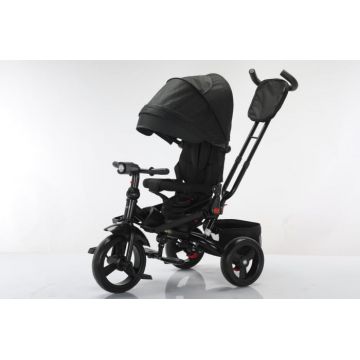 Tricicleta cu scaun reversibil si pozitie de somn, SL02 - Negru