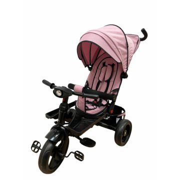 Tricicleta cu scaun reversibil si pozitie de somn, SL02 - Roz