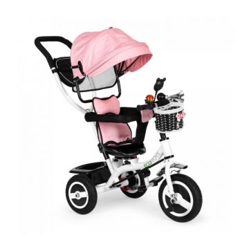 Tricicleta cu sezut rotativ Ecotoys JM-066-9L - Roz