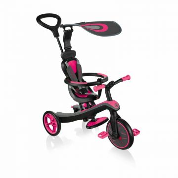 Tricicleta copii, Globber Explorer 4 in 1 roz Tricicleta copii, Globber Explorer 4 in 1 roz