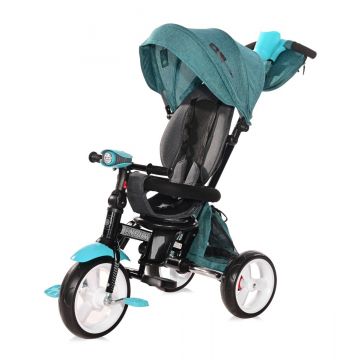 Tricicleta multifunctionala, 4 in 1, cu scaun rotativ, Lorelli Enduro, Green Luxe