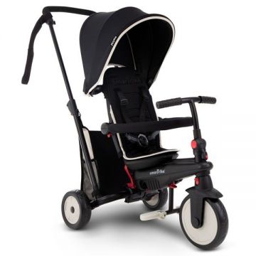 Tricicleta Smart Trike 6in1 pliabila STR3 Negru cu garnitura bej