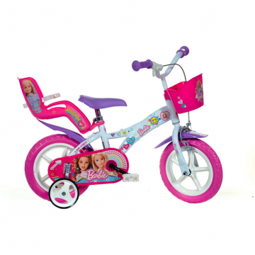 Bicicleta copii Barbie la plimbare 12 inch
