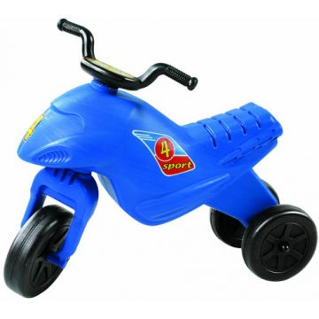 Motocicleta Copii cu trei roti fara pedale mediu culoarea Albastru Inchis