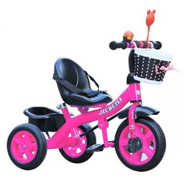 Tricicleta cu pedale pentru copii 2-5 ani, Roz