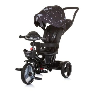 Tricicleta cu scaun reversibil Chipolino Be Active 2024 Obsidian