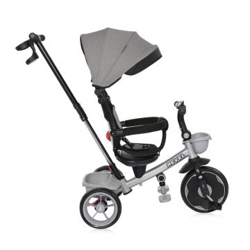 Tricicleta cu sezut rotativ la 360 grade 1-5 Ani Revel Grey Tricicleta cu sezut rotativ la 360 grade 1-5 Ani Revel Grey