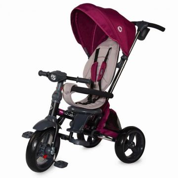 Tricicleta multifunctionala 4 in 1 cu sezut reversibil Coccolle Velo, Violet