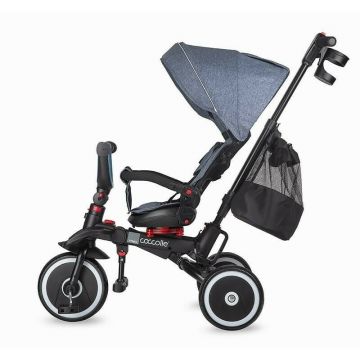 Tricicleta multifunctionala pliabila Coccolle Vispo Urban Grey (nu are cutia originala)